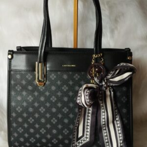 Bolsa Baú Grande Estampado laço